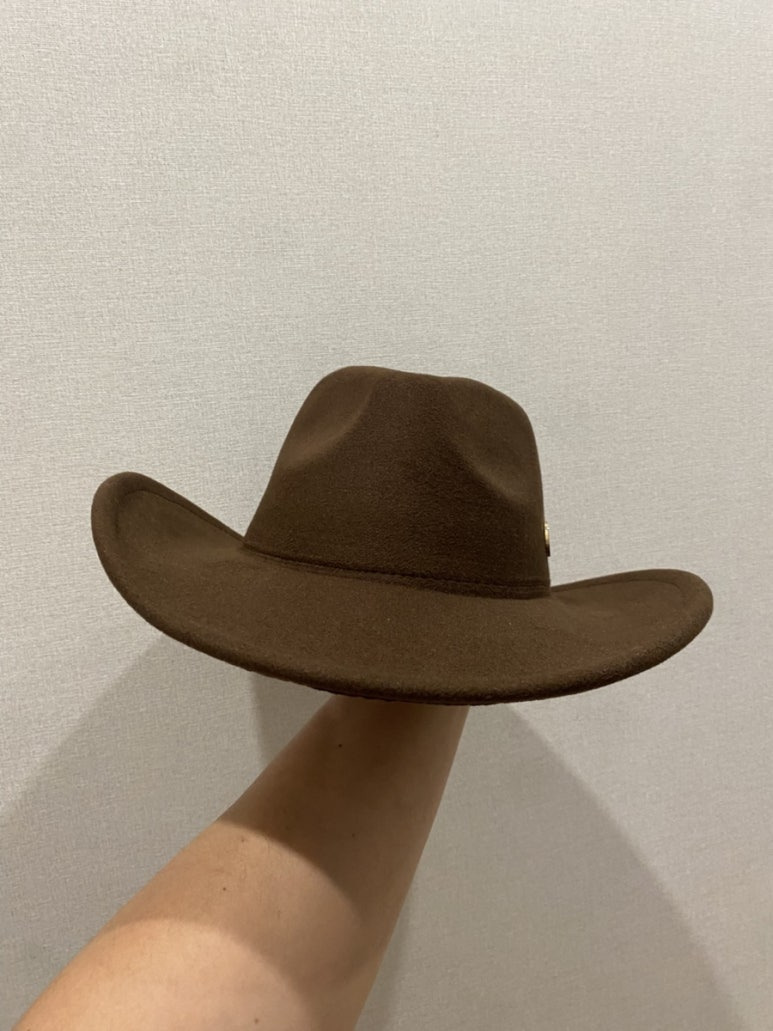유니버셜 케미스트리 Universal Chemistry Cowboy Wool Brown Fedora 페도라 카우보이모자 카우보이페도라 웨스턴모자 웨스턴페도라 웨스턴스타일 웨스턴패션