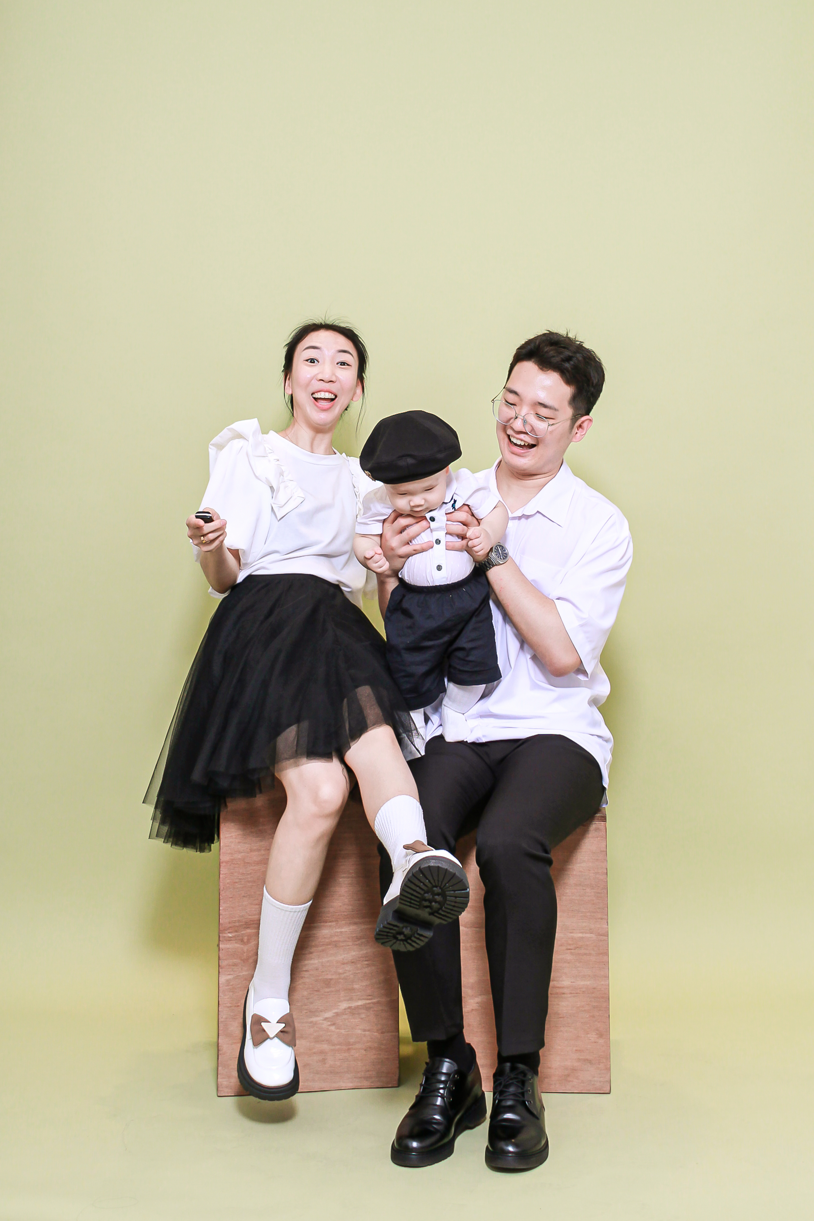 셀프스튜디오에서 찍은 가족사진 4