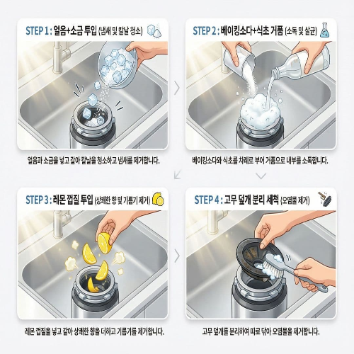 음식물 처리기 위생 관리, 악취 없이 깨끗하게 오래 쓰는 법