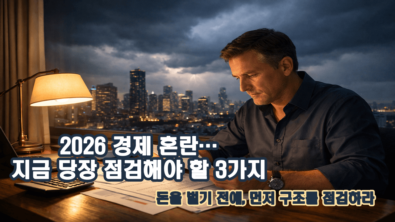 2026 경제 혼란… 지금 당장 점검해야 할 3가지