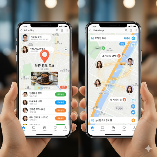 카카오맵, 아직도 '길찾기'로만 쓰세요? 당신을 '약속의 신'으로 만들어 줄 숨겨진 기능 5가지