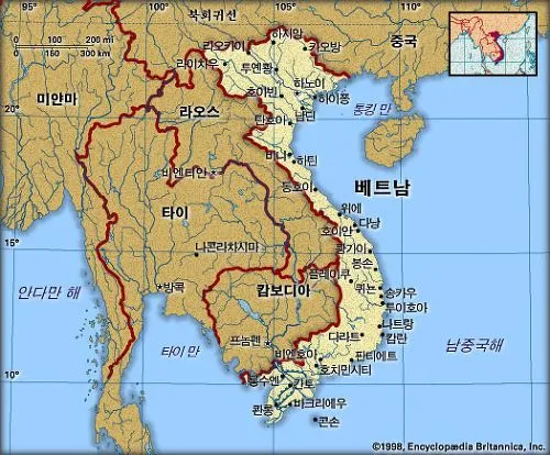 베트남지도 한글판 크게보기 푸꾸옥 나트랑 지도_1
