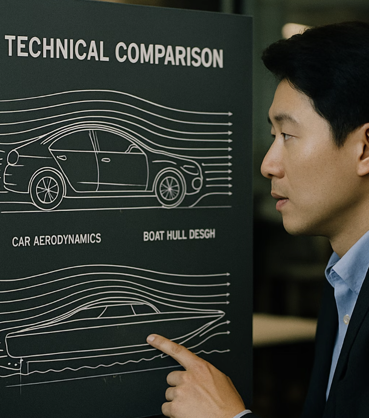 자동차로도, 배로도 2% 부족한 성능