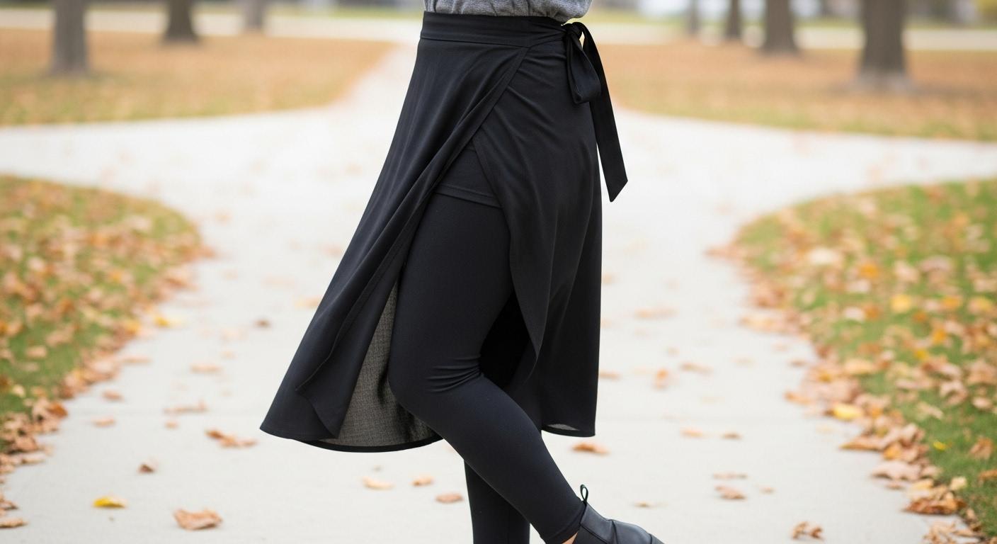 레깅스 랩스커트