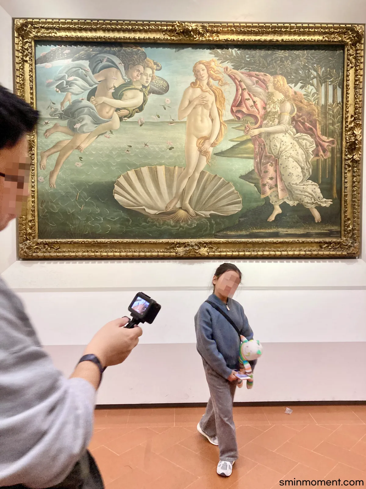 이탈리아-피렌체-우피치미술관-보티첼리-비너스의탄생-발길이-안떨어져