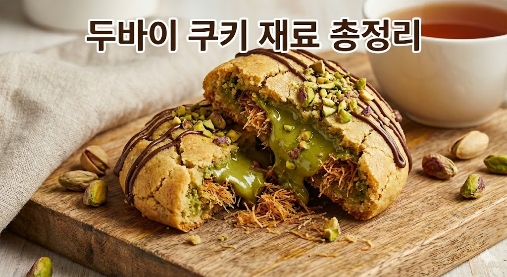 두바이쿠키재료 총정리