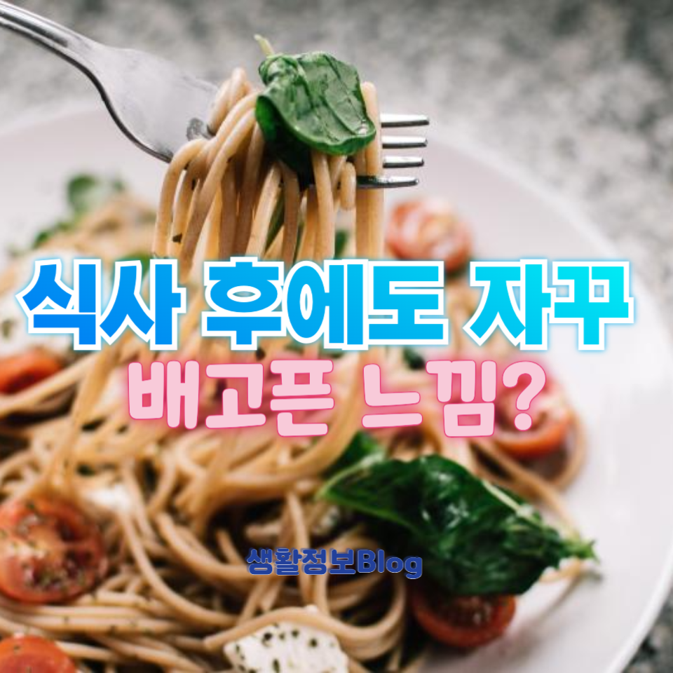 진짜 식욕 vs 가짜 식욕 구별법