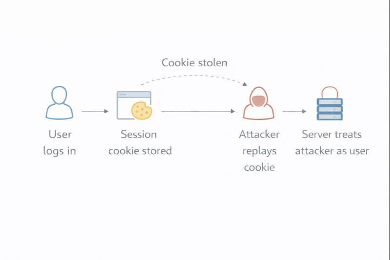 세션 하이재킹 실전 흐름: 쿠키 탈취부터 방어(HTTPS&middot;HttpOnly&middot;SameSite)까지 한 번에 정리