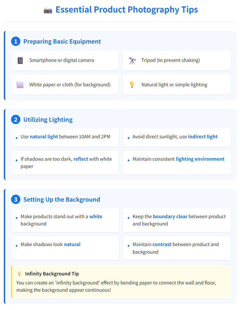 Essential Tips for Product Photography