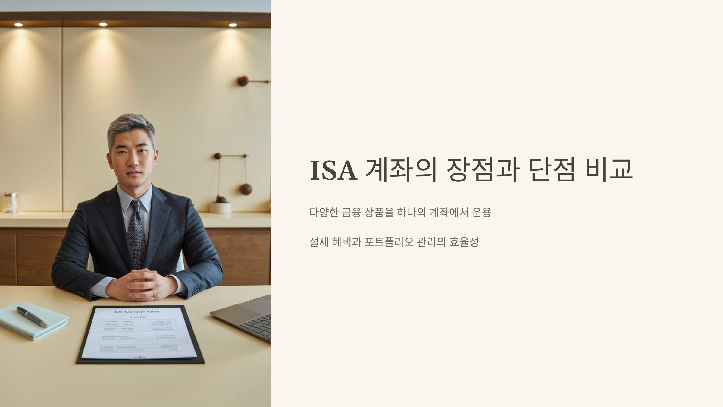 ISA 계좌의 장점과 단점 비교