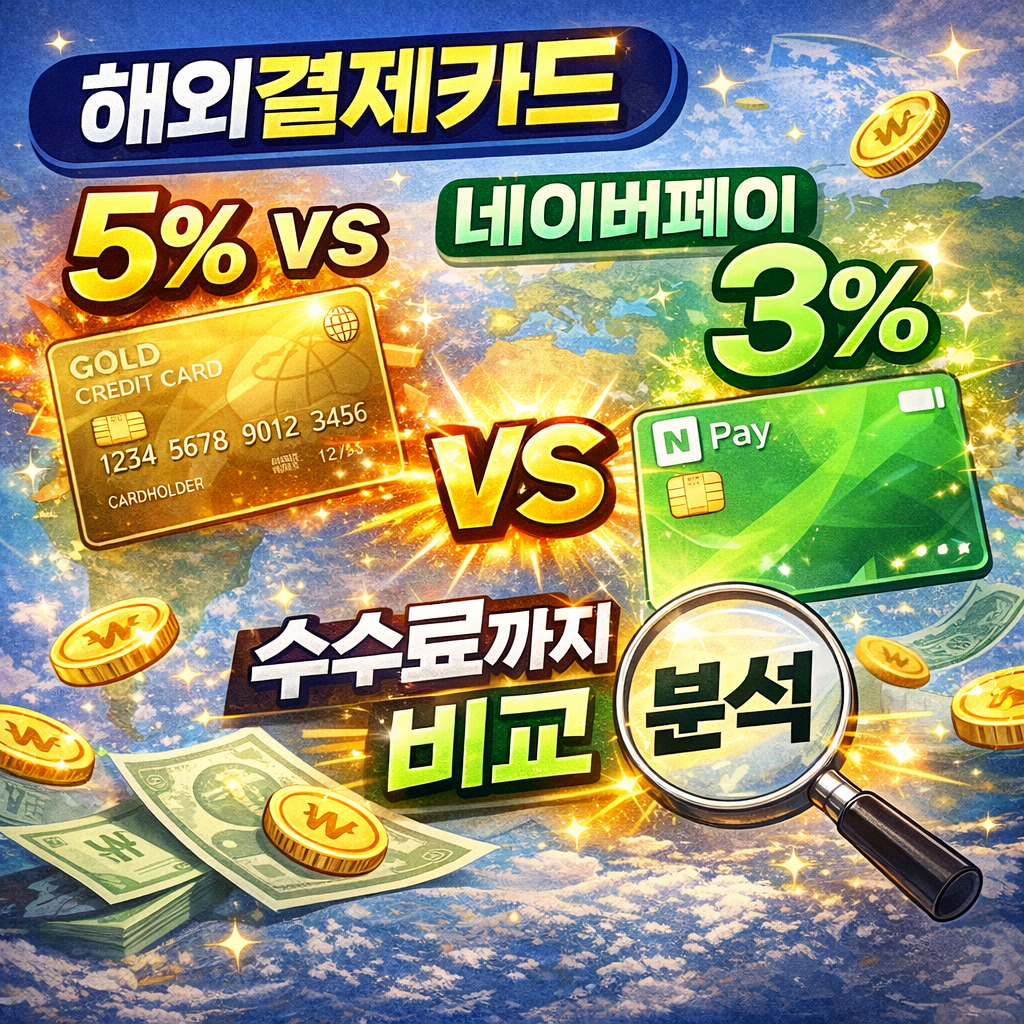 수수료 없는 해외 결제 방법 확인하러 가기