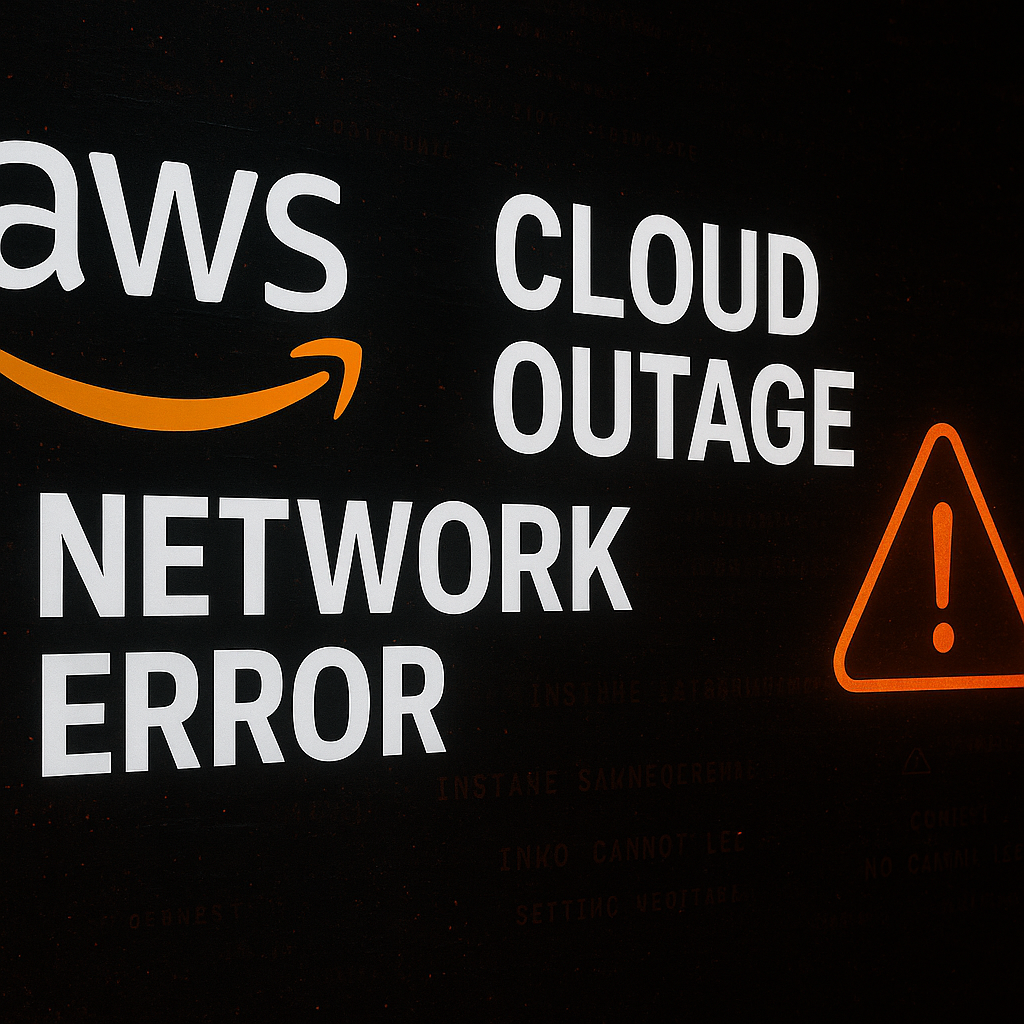 AWS 리전 장애 관련 사진