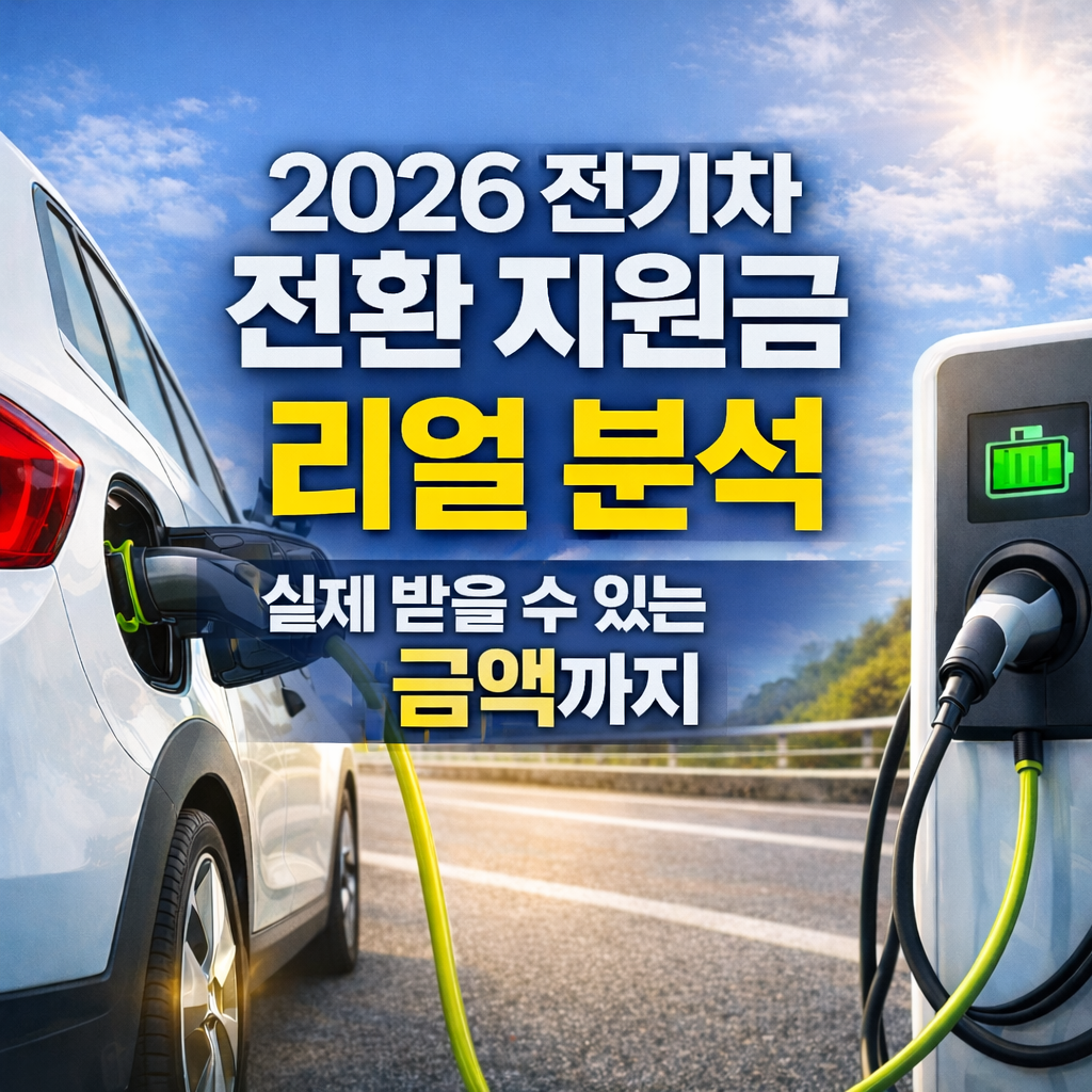 2026 전기차 전환 지원금 리얼 분석｜내연기관차 바꾸면 실제 얼마 돌려받을까?