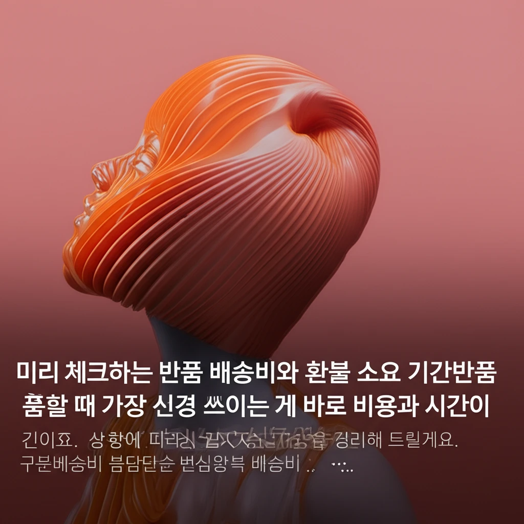 무신사 반품 배송비 금액과 환불 처리..