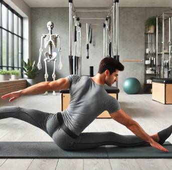 스파인 스트레치 자세 이미지