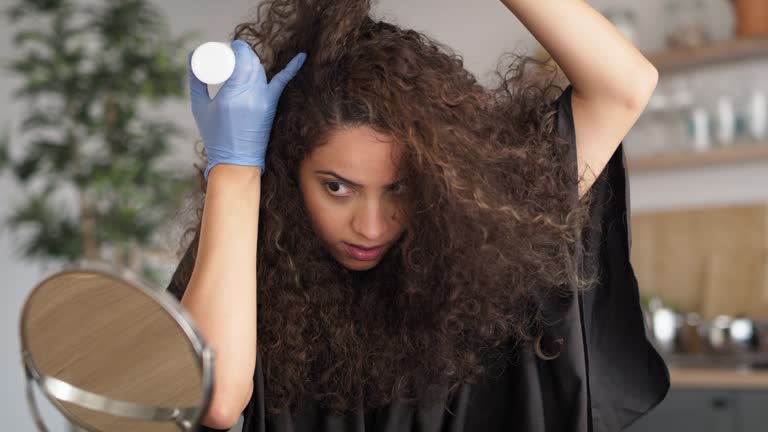 머리 염색하는 꿈