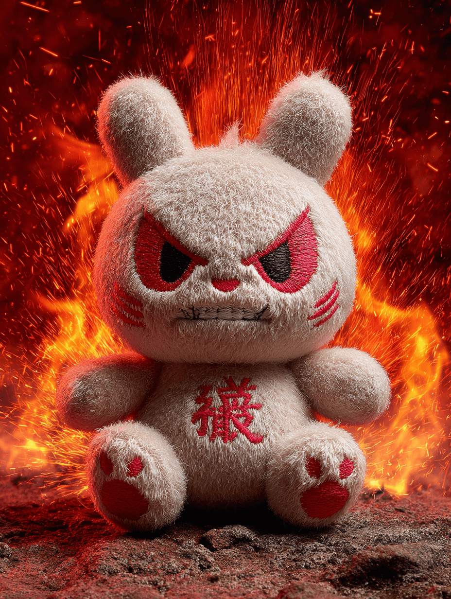 분노의-감정을-표현하고-있는-인형-이미지