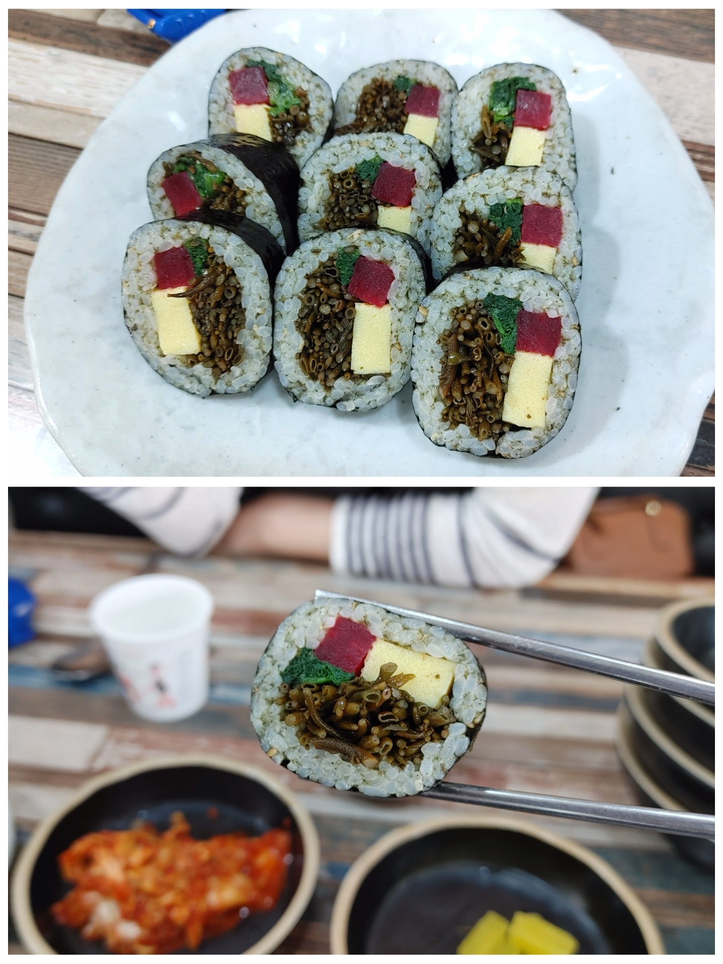 배말칼국수김밥 본점 거제 장승포