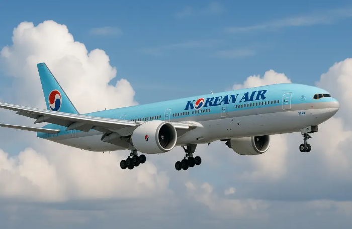 하늘-날고-있는-대한항공