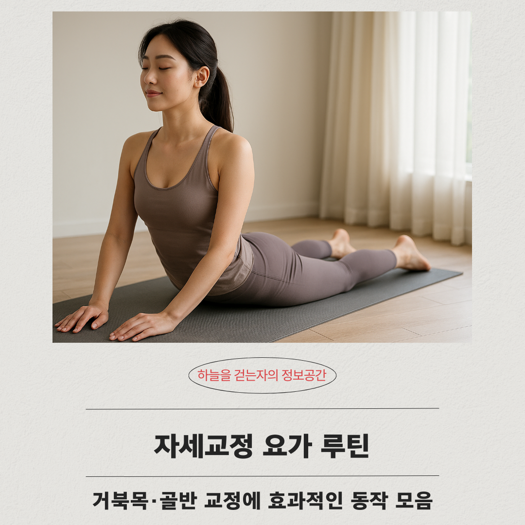 자세교정 요가 루틴 ❘ 거북목&middot;골반 교정에 효과적인 동작 모음
