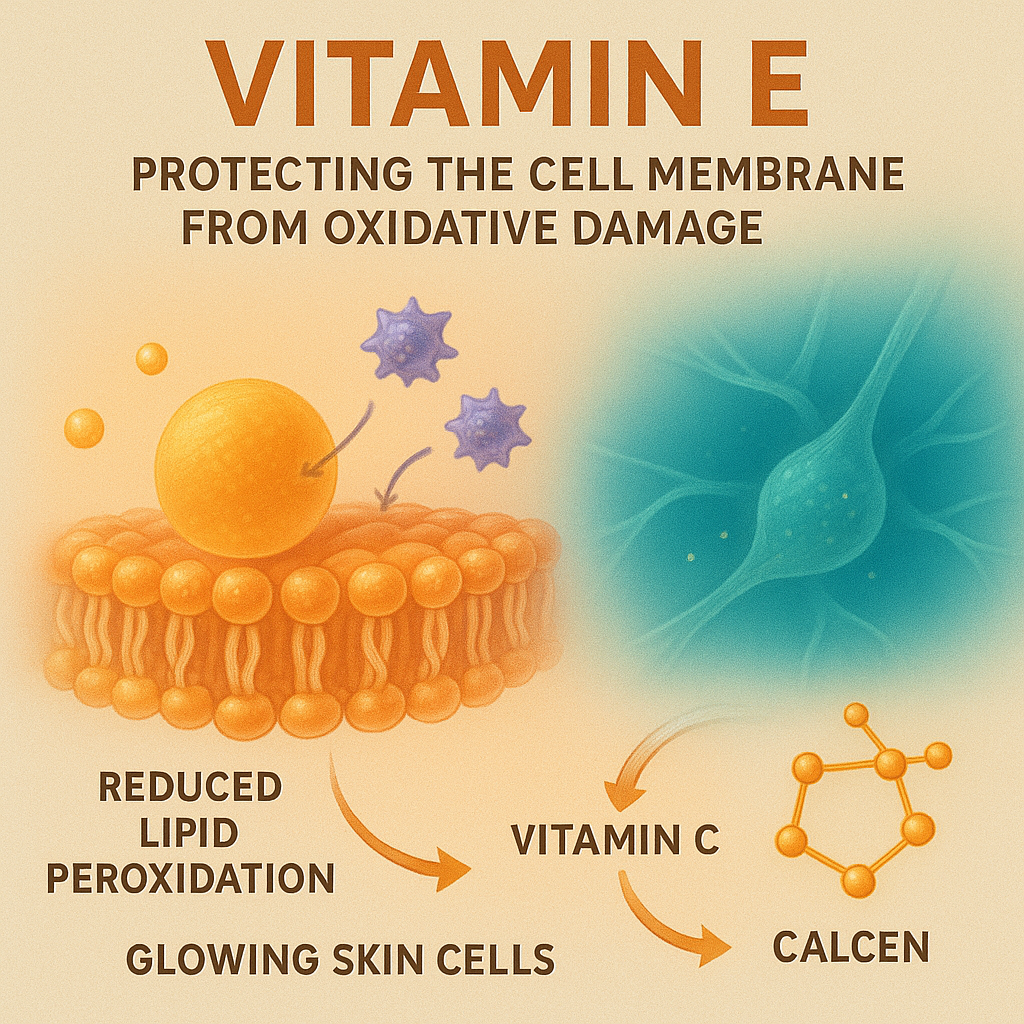 피부 세포가 밝게 빛나며, "노화 지연" 효과가 있다