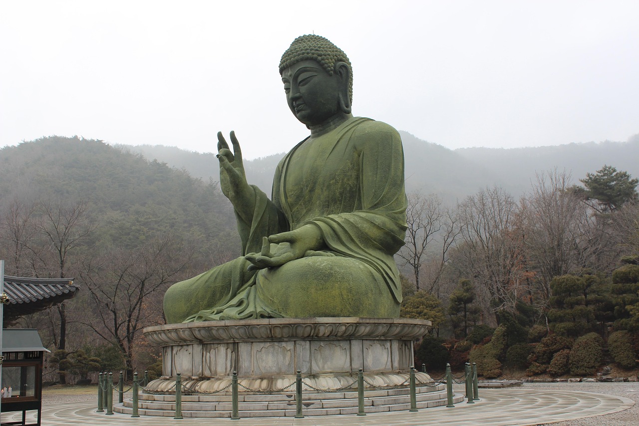 태조산 청동아미타불상