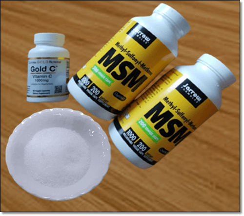 MSM 식이유황 보충제