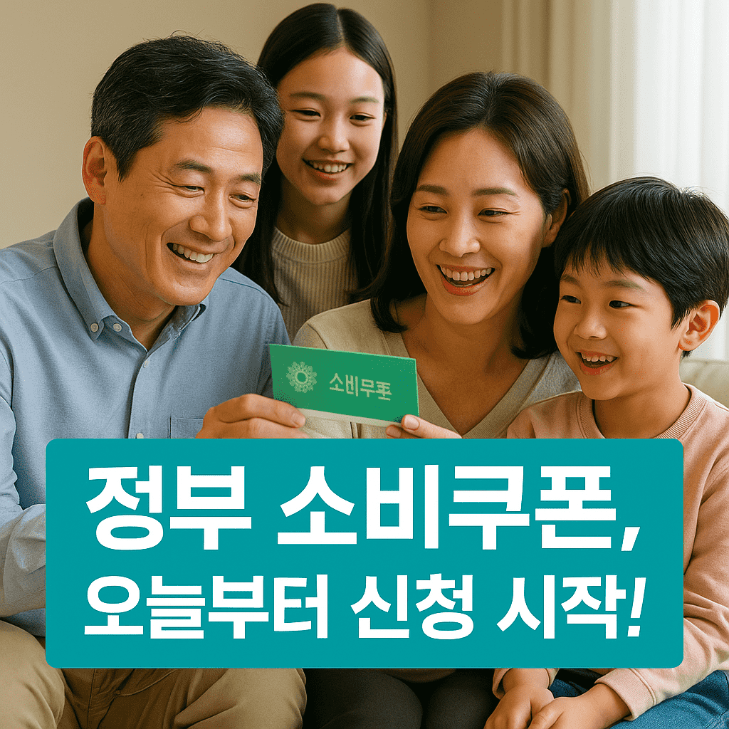 2025년 1차 민생회복 소비쿠폰 신청 안내