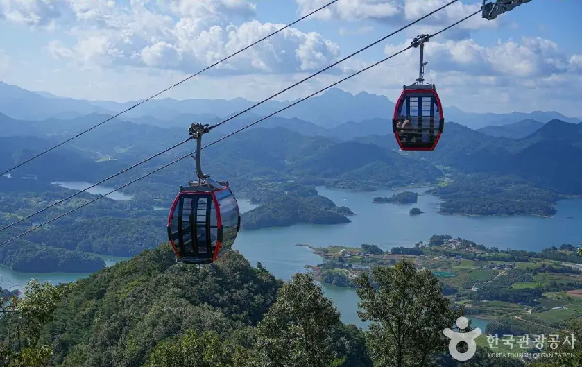 제천 청풍호반 케이블카