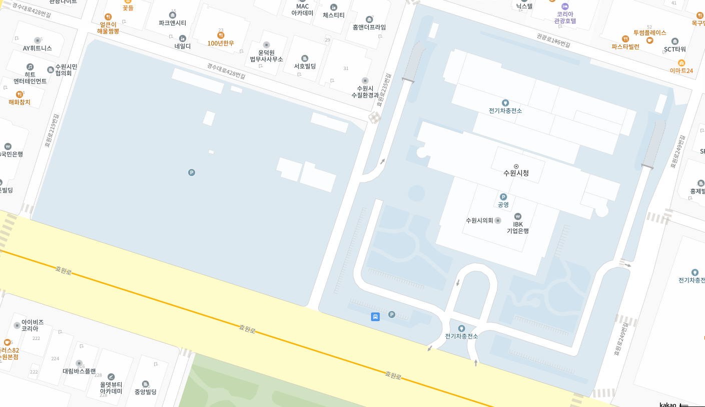 수원시청 주차장