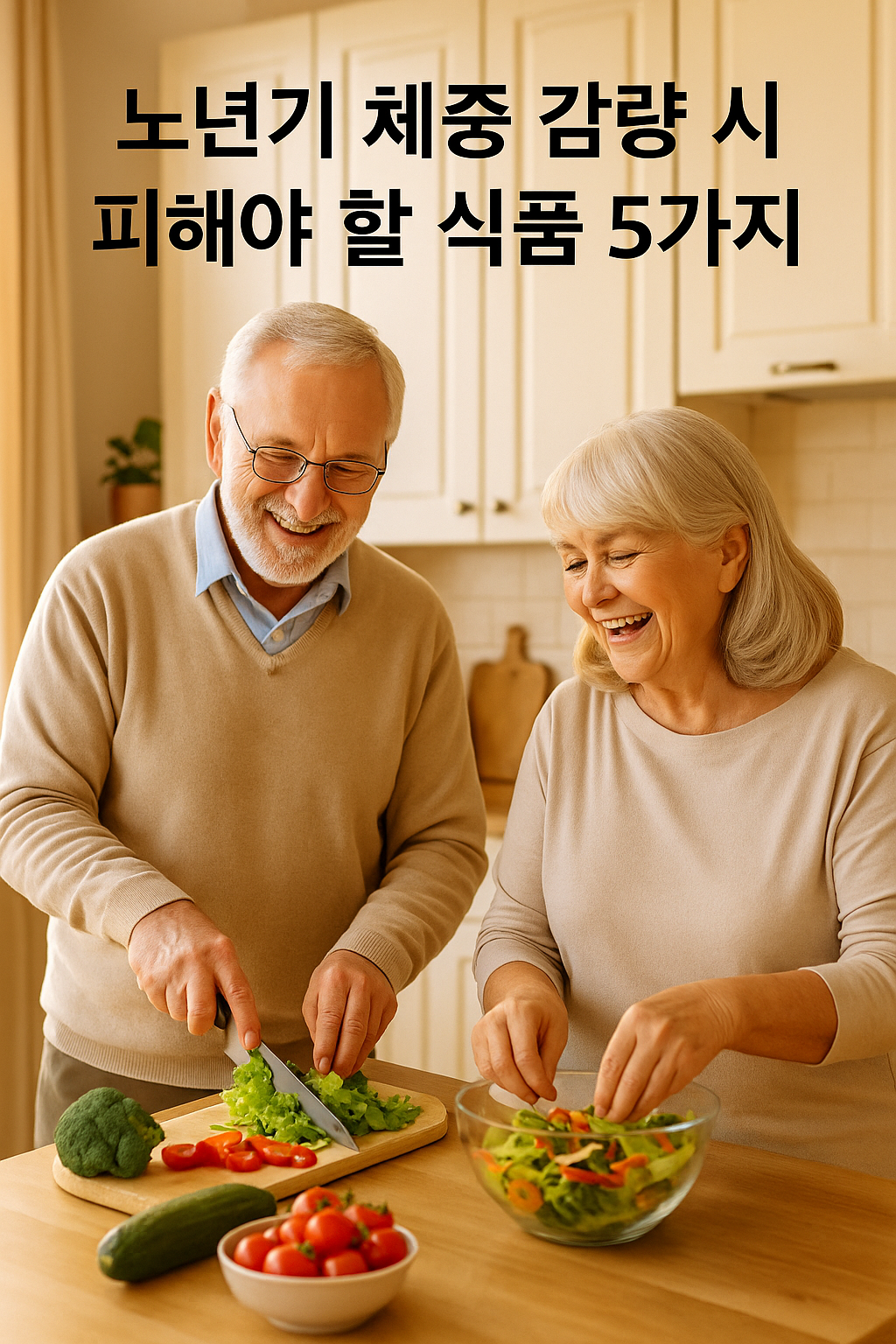 노년기 체중 감량 시 피해야 할 식품 5가지
