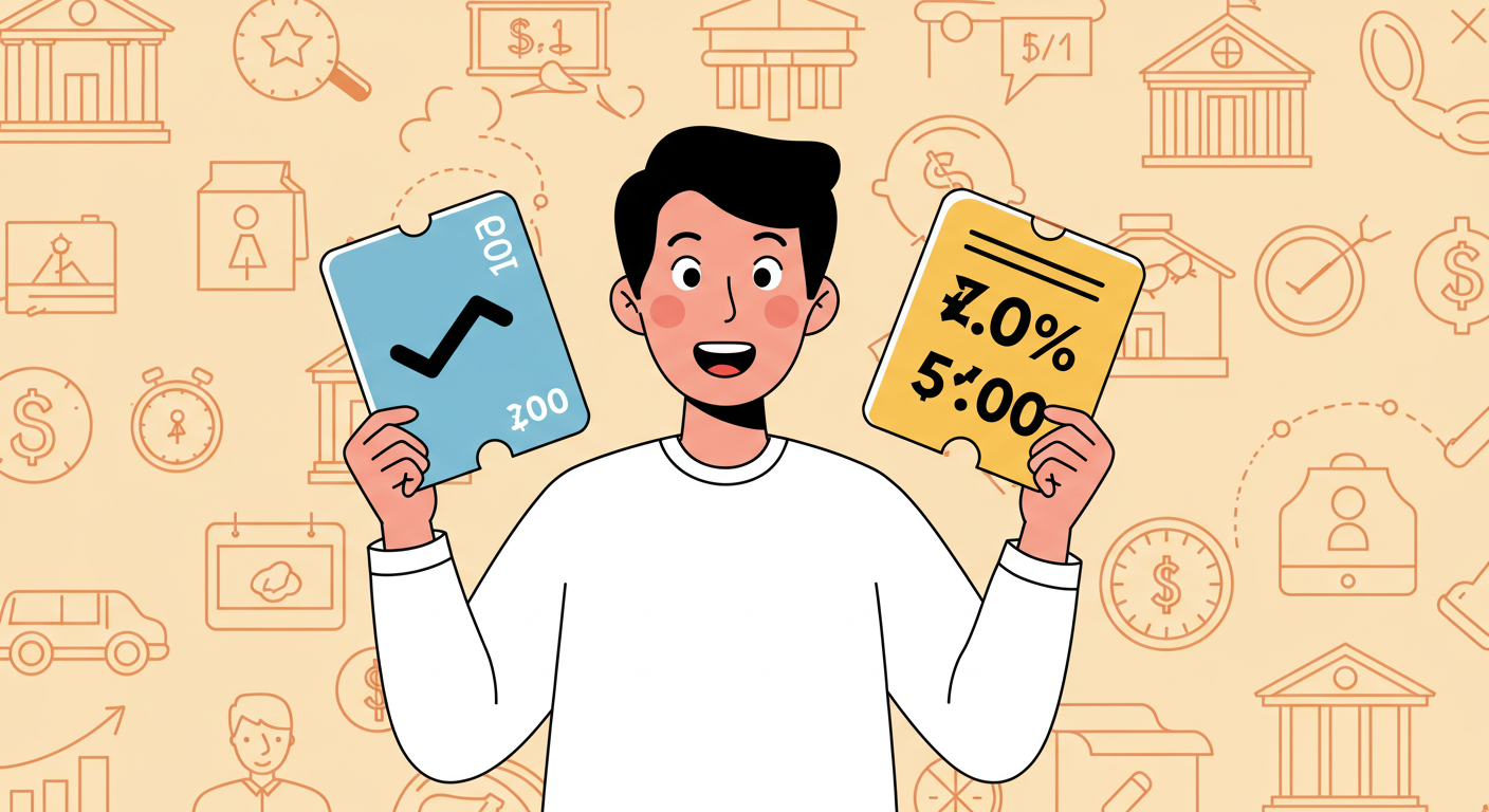 두 가지 소비쿠폰을 동시에 받은 사람의 모습