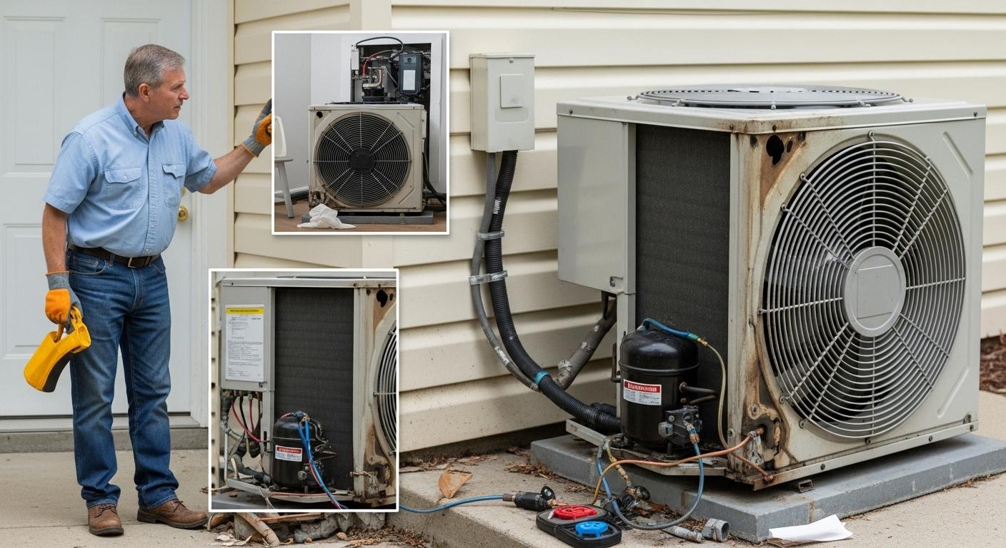 시스템에어컨 고장