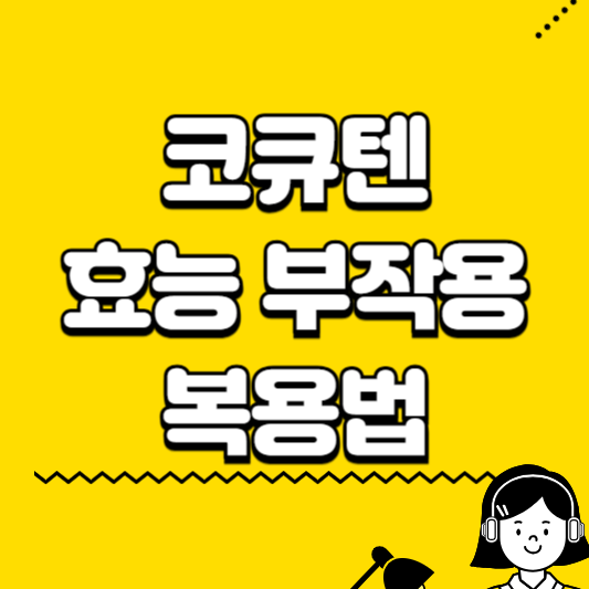 코큐텐 효능 부작용 복용법