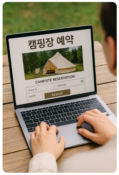 캠핑장 예약 사진