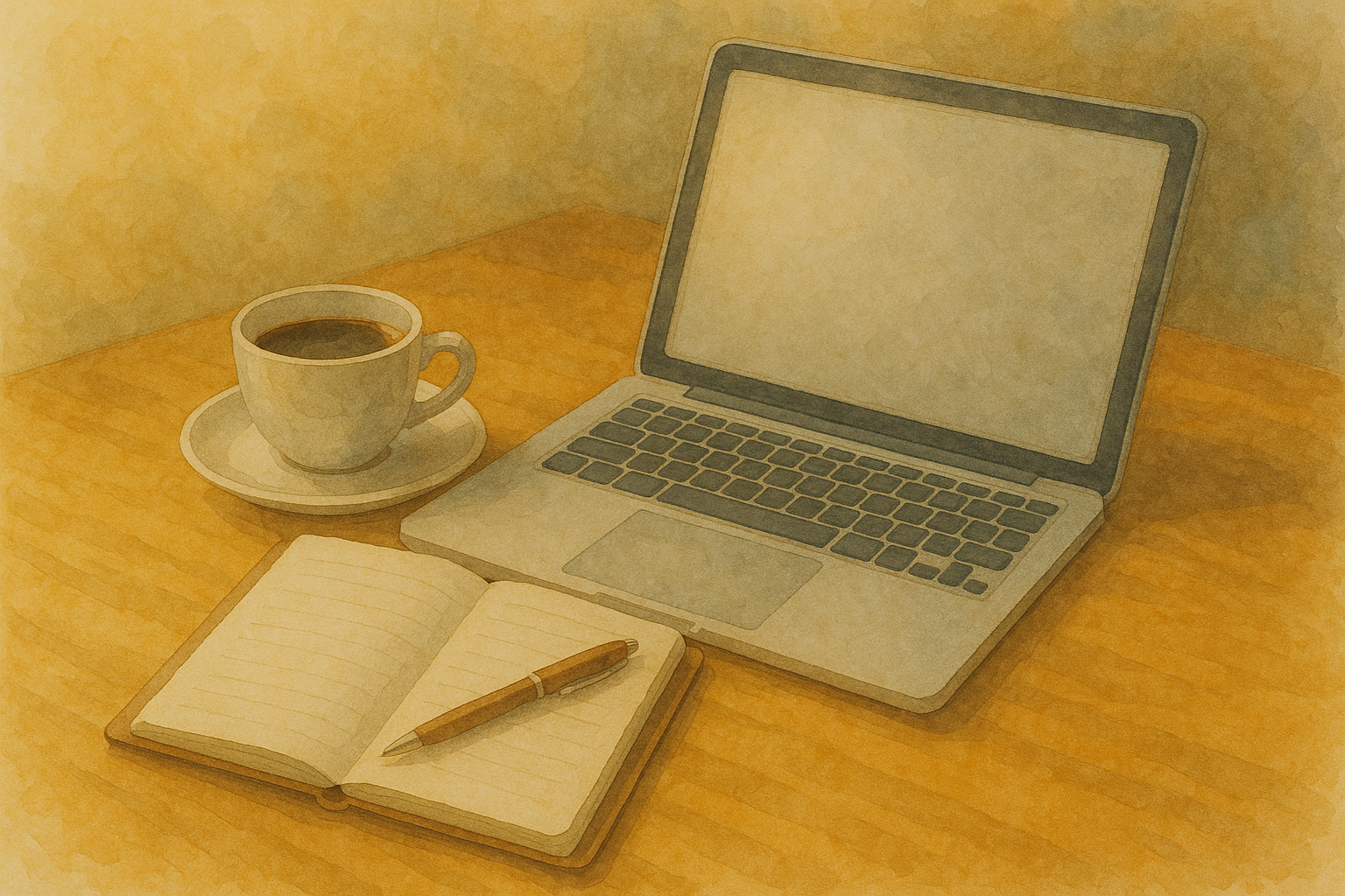 따뜻한 작업 공간