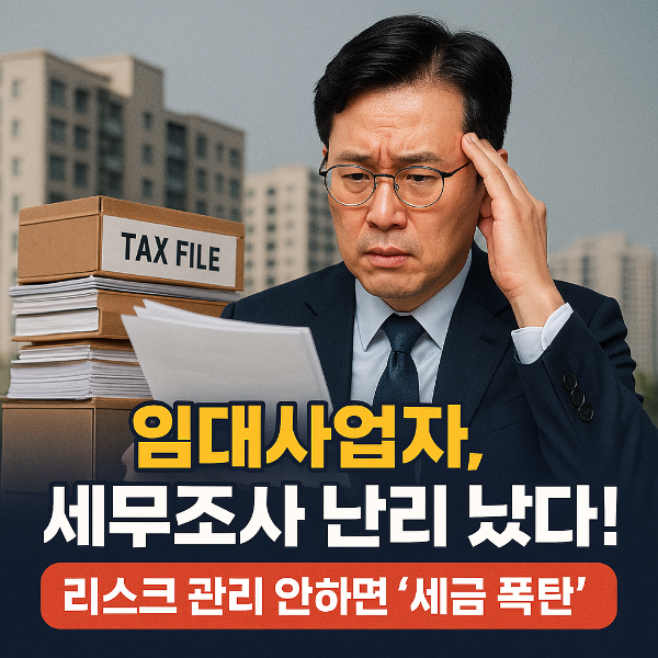 임대사업자 세무 리스크 썸네일 이미지입니다.