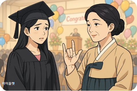 그리고 두 손을 천천히, 아주 조심스럽게 움직였다.