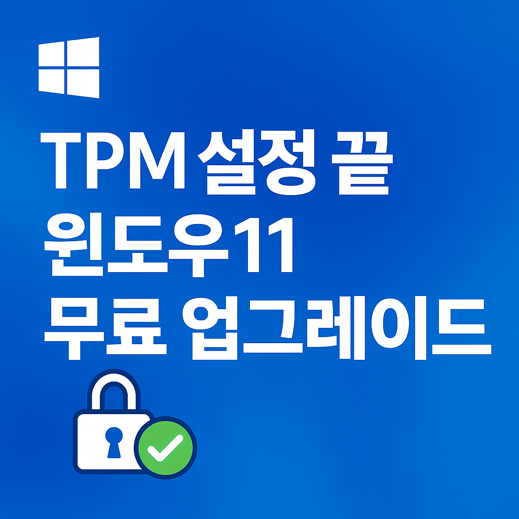 TPM 2.0 설정으로 Windows 11 업그레이드 완벽 준비하기