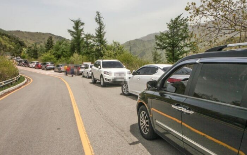 지리산성삼재주차장입구가는길