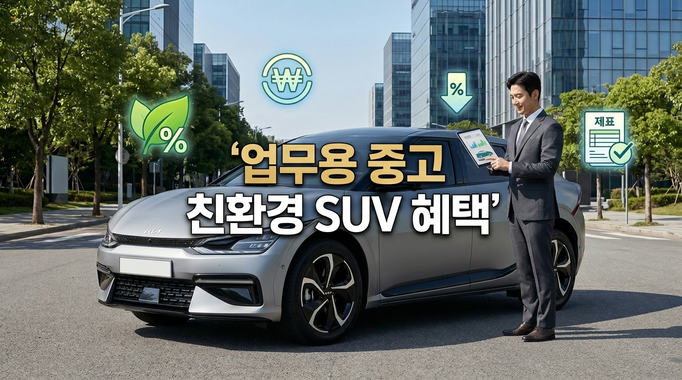 친환경 업무용 중고차 혜택