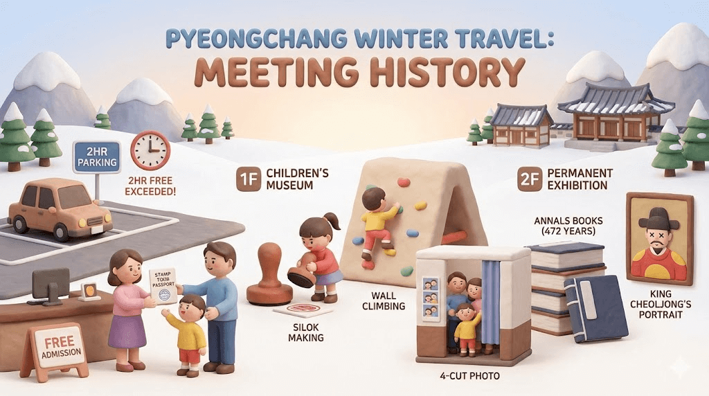 5살 아이와 : 국립조선왕조실록 박물관 (주차/어린이 박물관/스탬프투어)