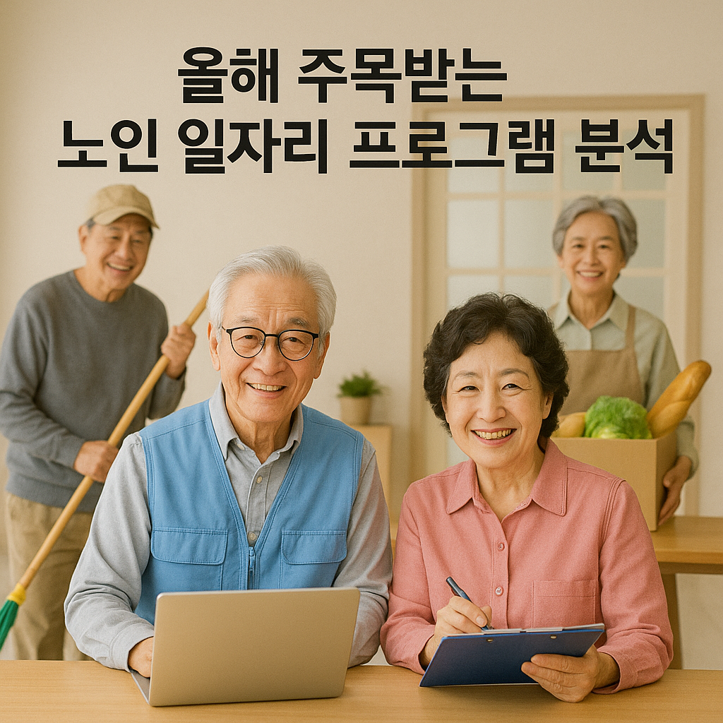 올해 주목받는 노인 일자리 프로그램 분석