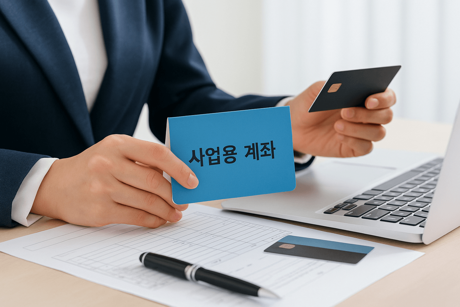 사업용 통장 사진