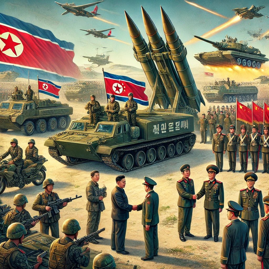 북한과 중국 간의 군사 협력