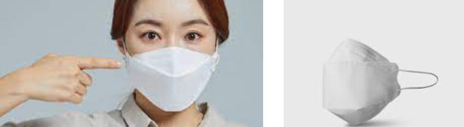 kf 마스크 쓴모습