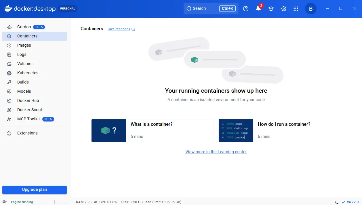 Docker 실행