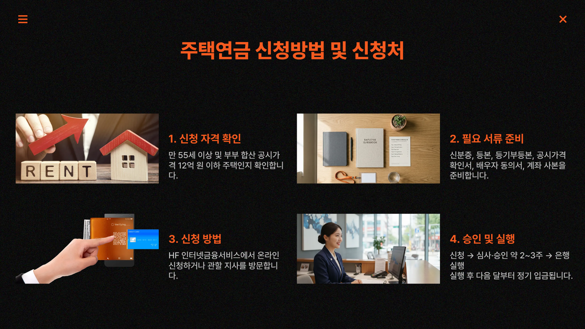 주택연금 신청방법 및 신청하는곳 안내