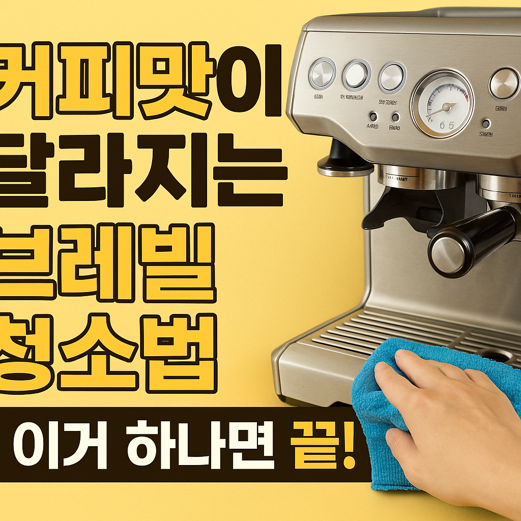 브레빌 청소법