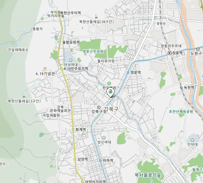 강북구 24시 주유소 위치